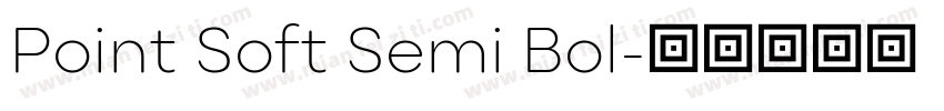 Point Soft Semi Bol字体转换